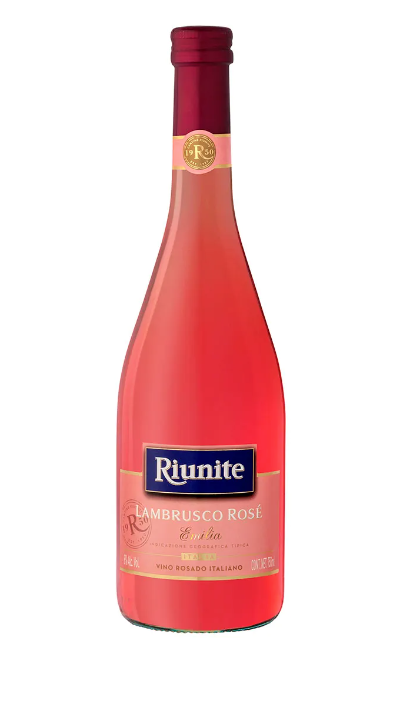 Vino rosado italiano Riunite Lambrusco